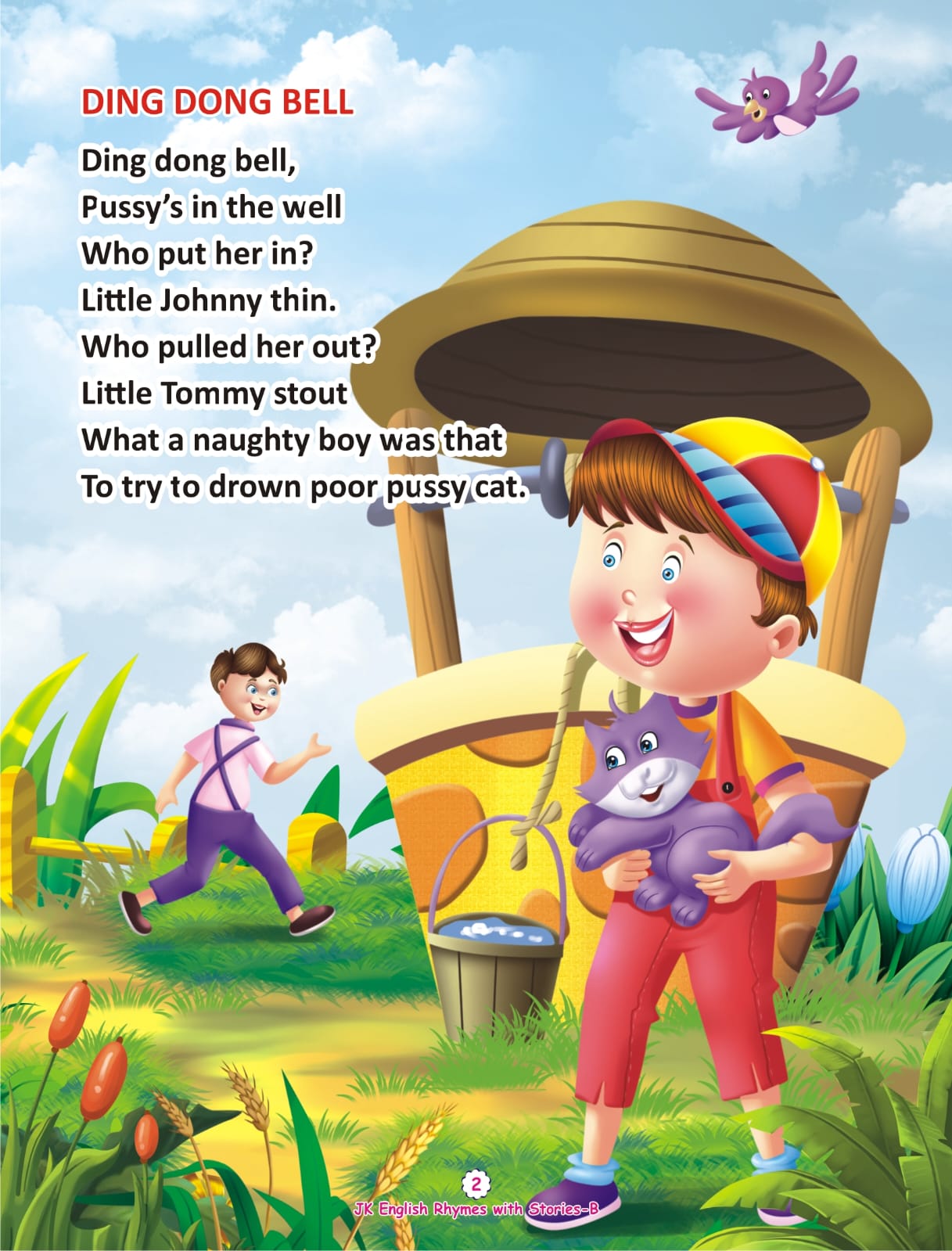 Jr KG English rhymes with stories2