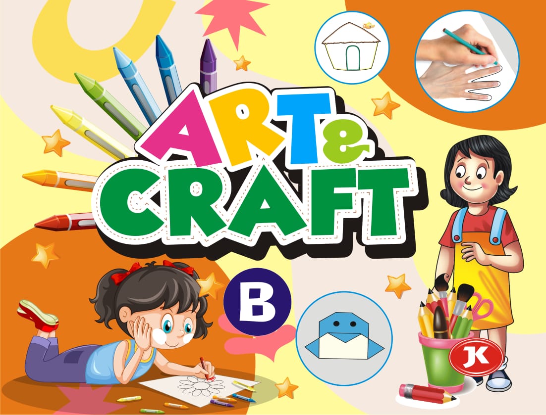 Jr KG art & craft book B1