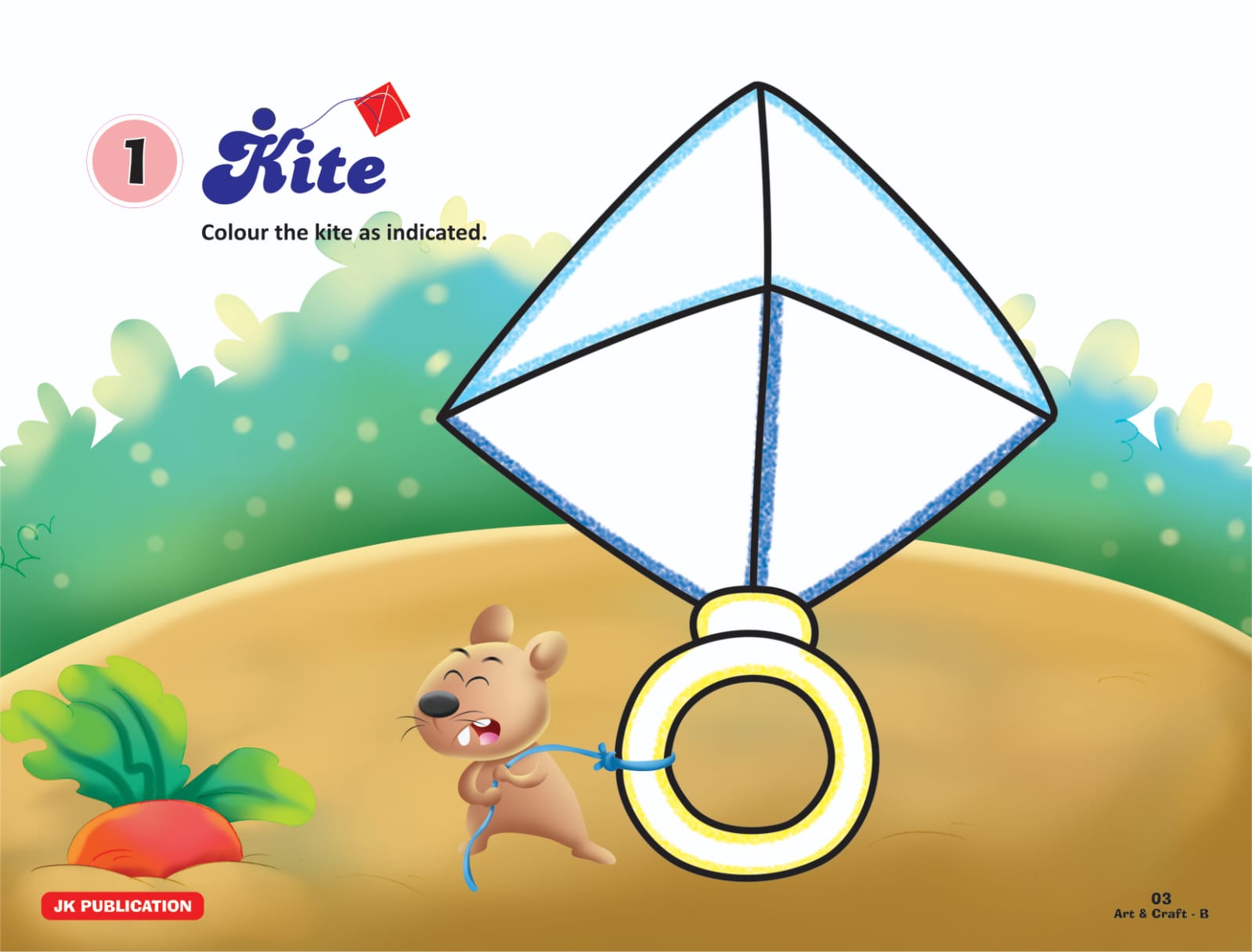 Jr KG art & craft book B2