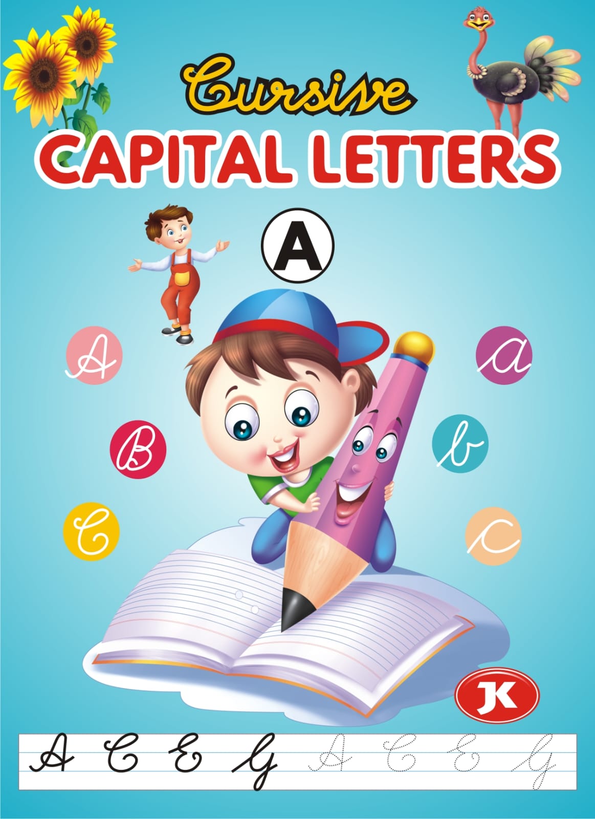 Jr KG cursive captial letters1