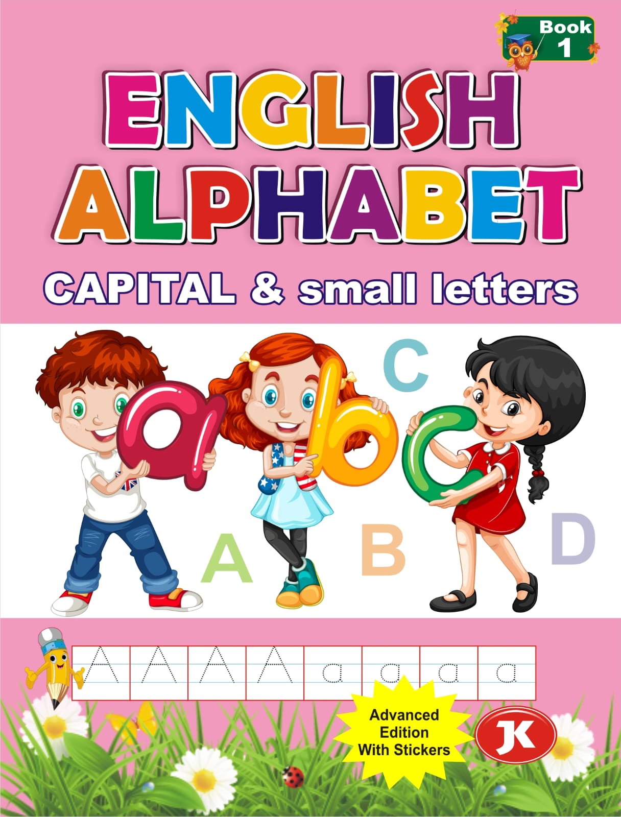 Jr KG english alphabet capital & small 1