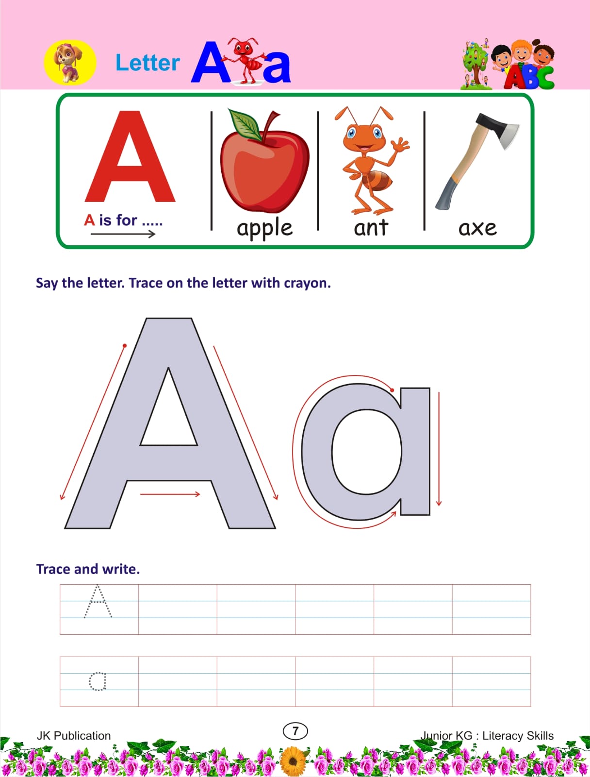 Jr KG literacy skills4