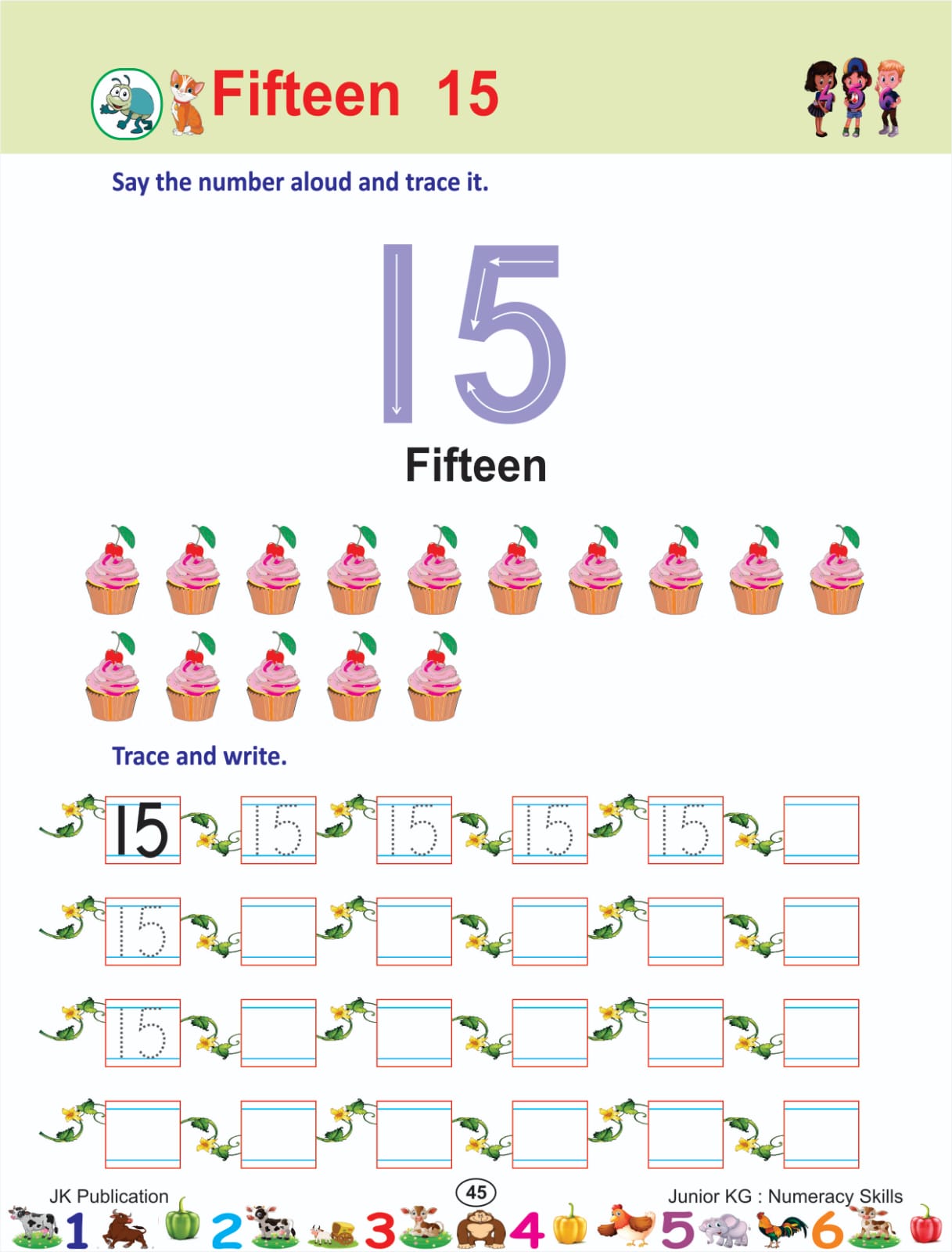 Jr Kg numeracy skills2