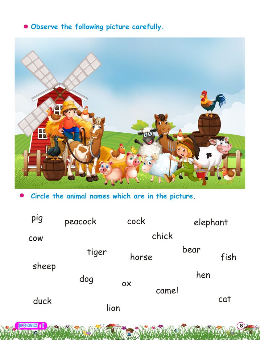 Jr Kg phonics 1-4