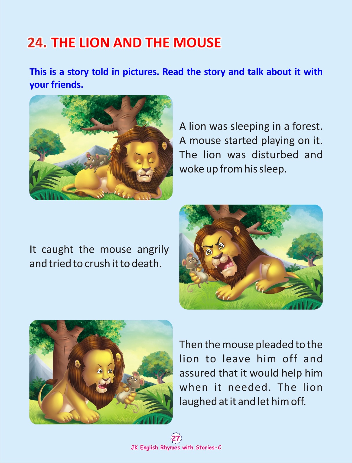 Sr kg English Rhyms C4