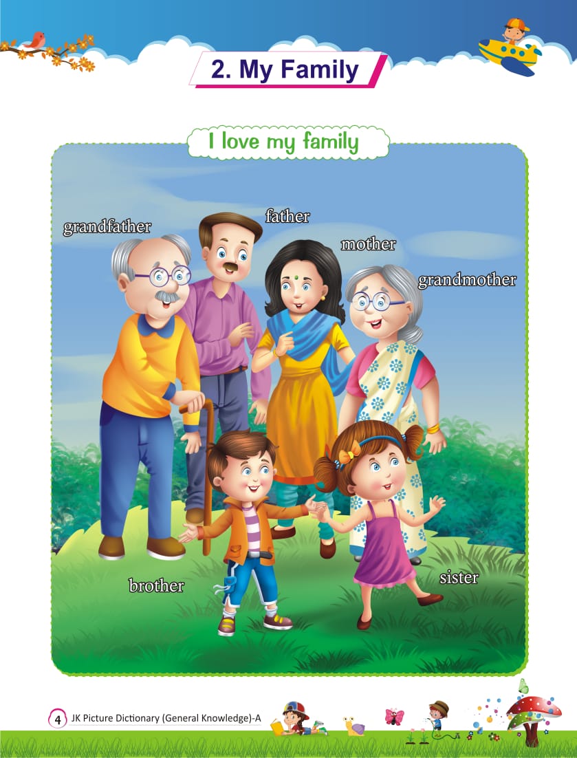 nursery picture dictionary A3